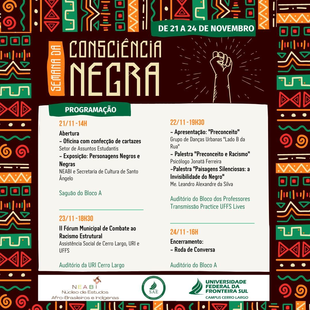 SEMANA DA CONSCIÊNCIA NEGRA