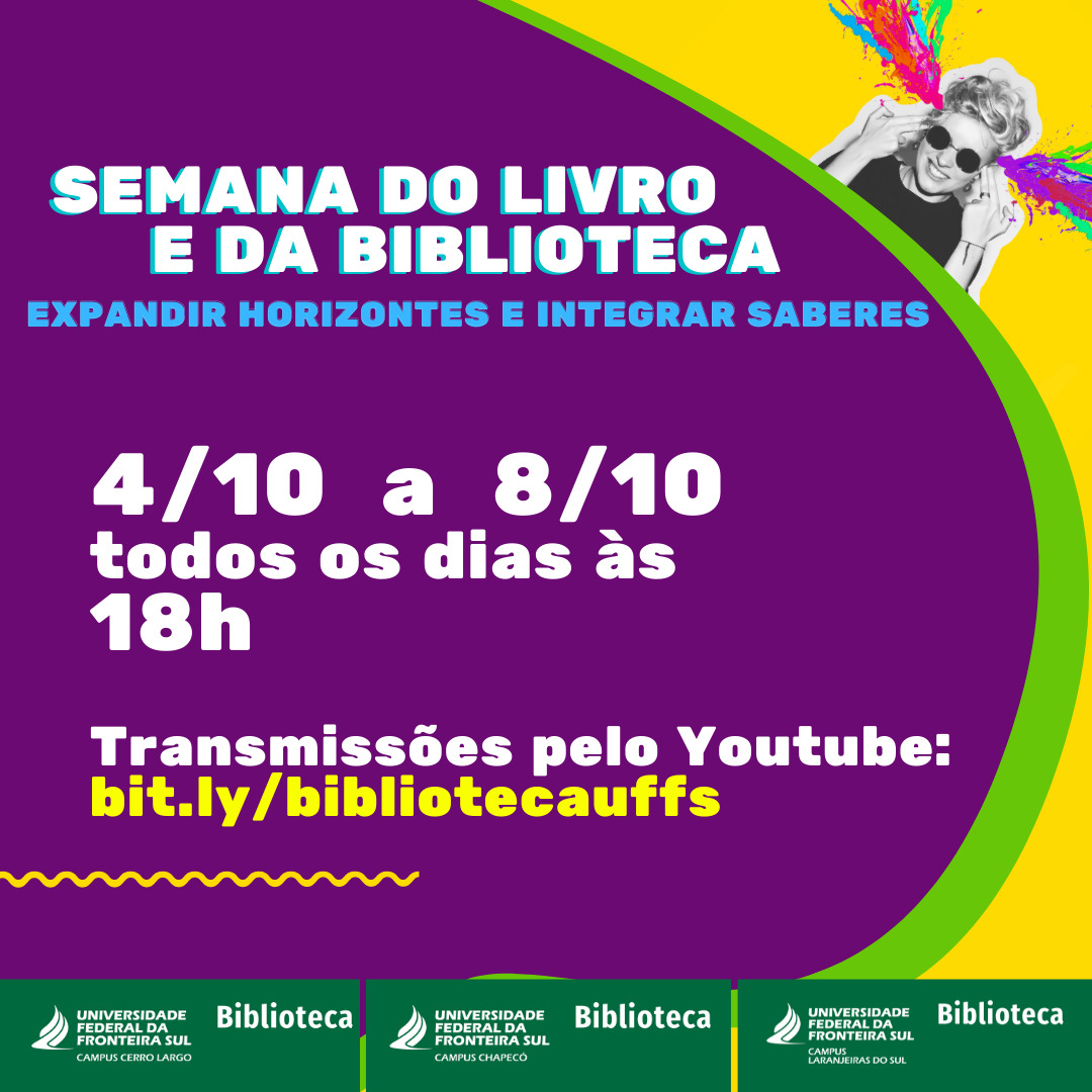 Semana Nacional do Livro e da Biblioteca: expandir horizontes e integrar saberes