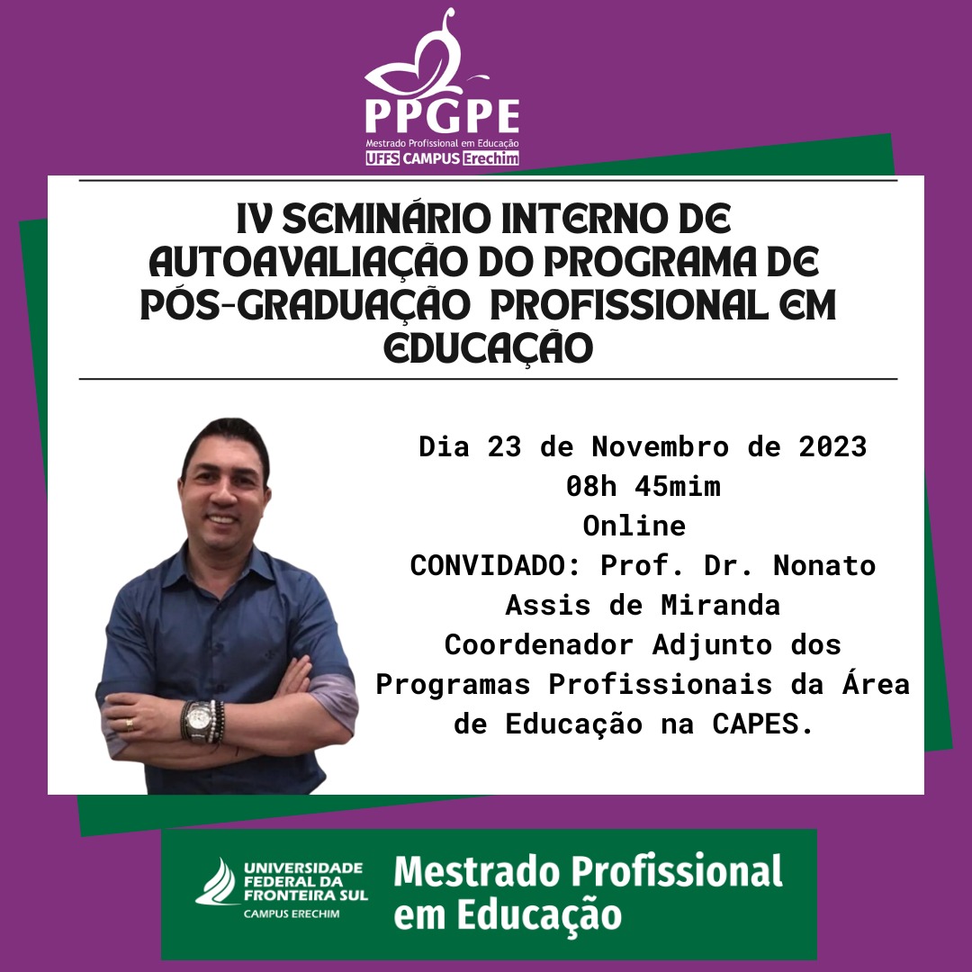 Seminário Interno de Autoavaliação PPGPE