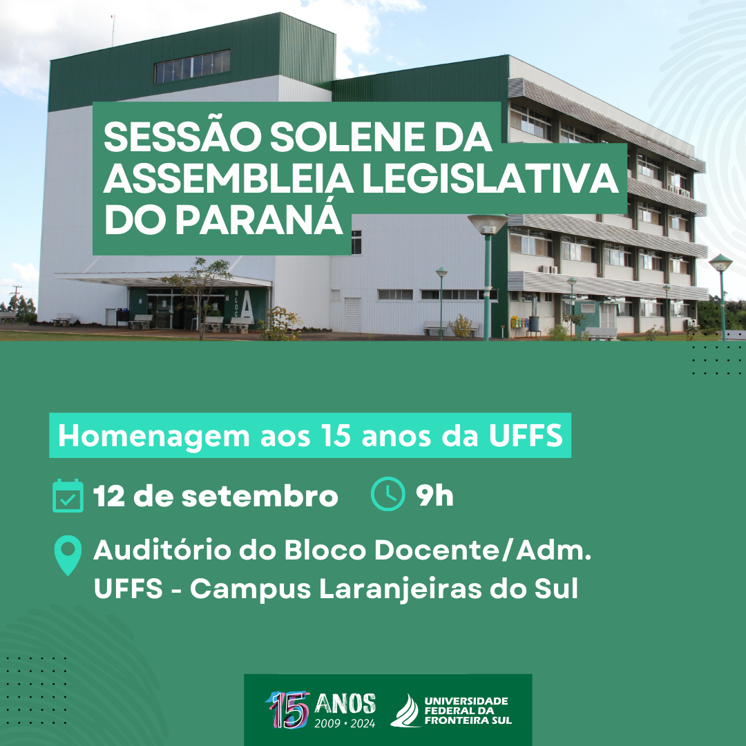 Sessão Solene da Assembleia Legislativa do Paraná (ALEP)