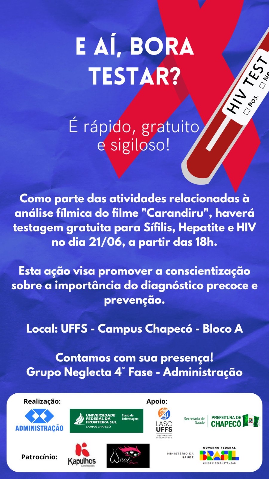 Testagem Sífilis