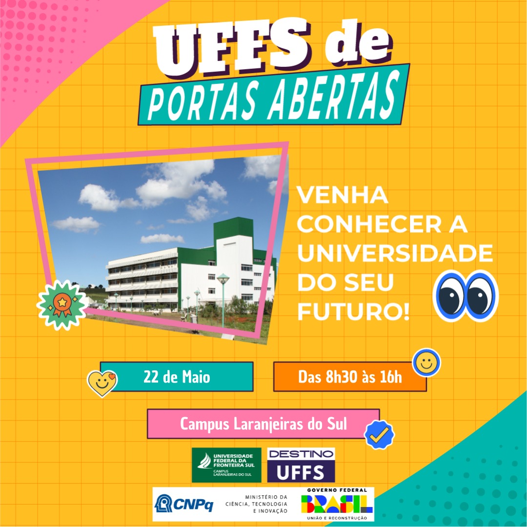 UFFS de Portas Abertas (quinta edição) - Educação, Ciência, Tecnologia e Sociedade: Ciências Básicas para o Desenvolvimento Sustentável