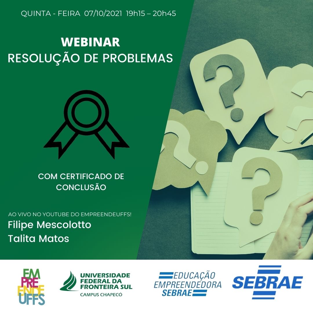 Webinar: Foco - Resolução de Problemas