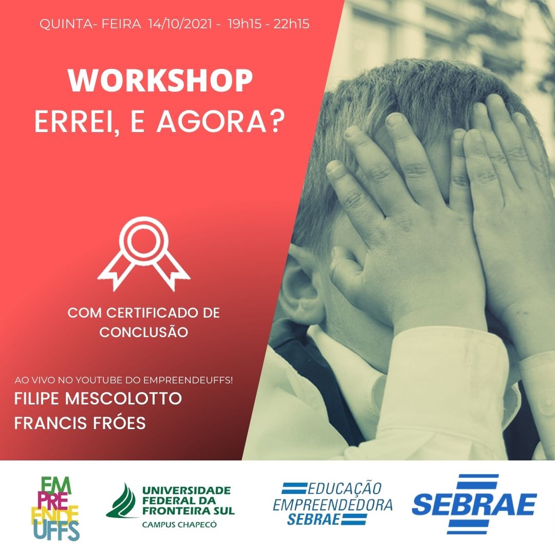 Workshop: Foco - Errei, e agora?