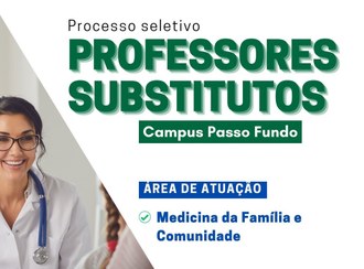 Professor substituto Passo Fundo