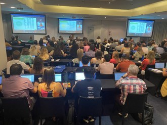 Cerca de 140 integrantes da equipe do projeto participaram das atividades realizadas nos dias 25 e 26 de fevereiro